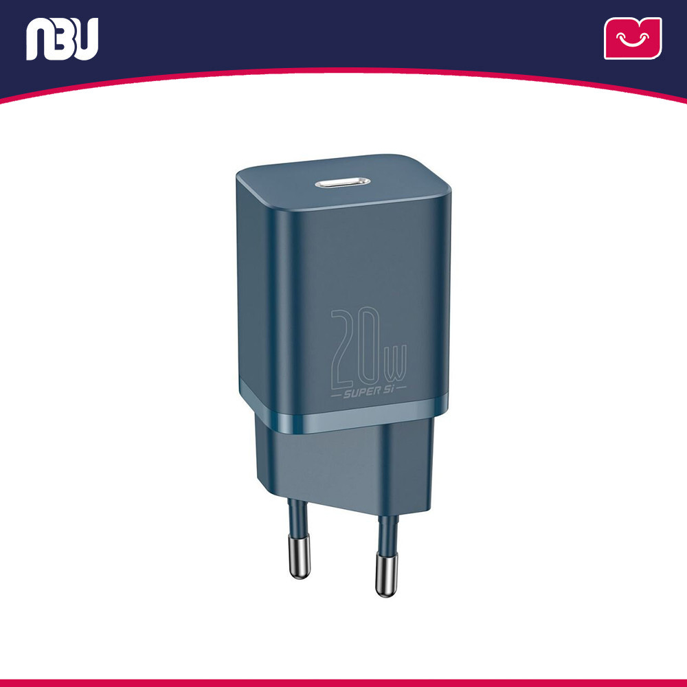 شارژر دیواری 20 وات بیسوس مدل Super Si کد CCSUP-B03 شناسه 230019 