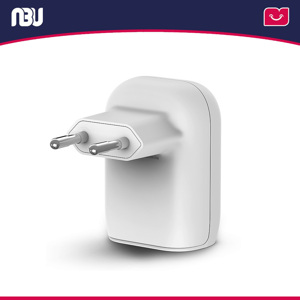 شارژر دیواری دو پورت 37 وات بلکین مدل WCB007vf