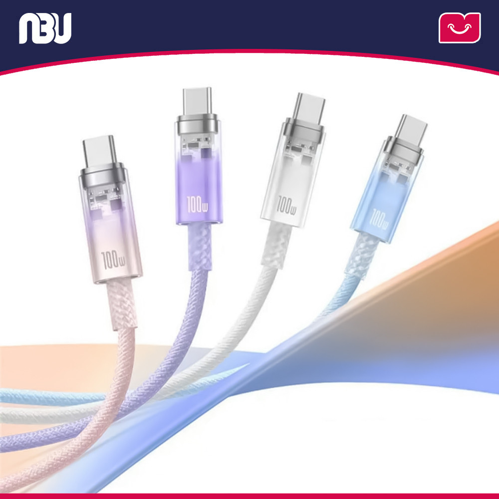 کابل تبدیل USB-C به USB-C بیسوس به طول 1 متر مدلExplorer کد P10319703411-00 شناسه 642846