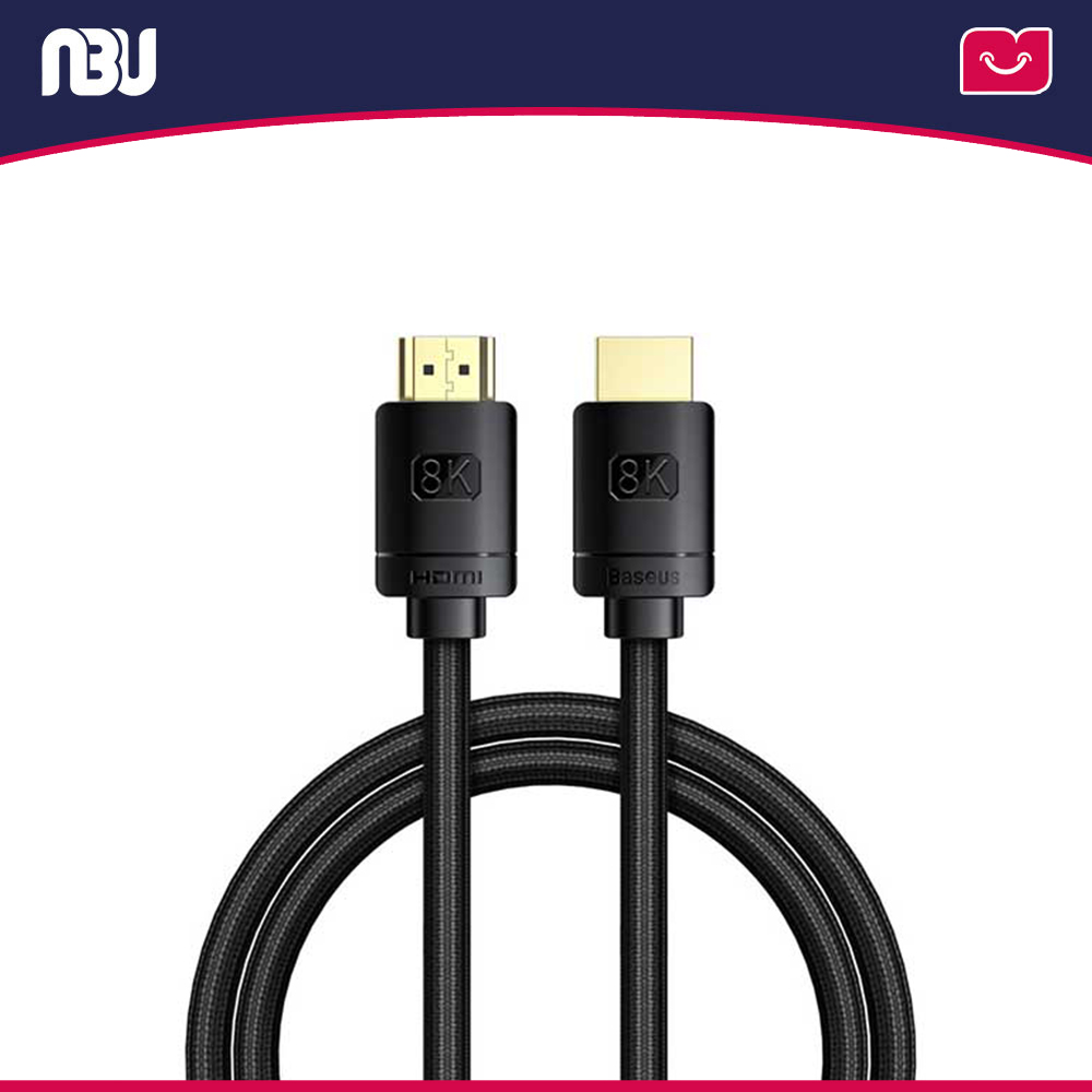 کابل HDMI طول 2 متر 8k بیسوس مدل High Definition کد CAKGQ-K01 شناسه 204164  