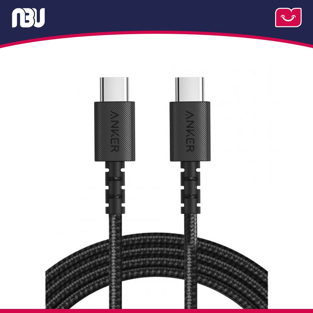 کابل تبدیل 0.9 متری USB-C به USB-C انکر مدل PowerLine Select+ A8032