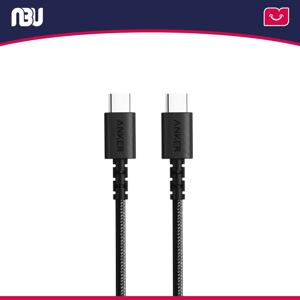 کابل تبدیل 0.9 متری USB-C به USB-C انکر مدل PowerLine Select+ A8032