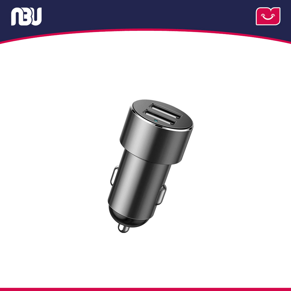 شارژر فندکی بیسوس  2پورت  مدل High Efficiency کدCRDYQ-01 شناسه296923 