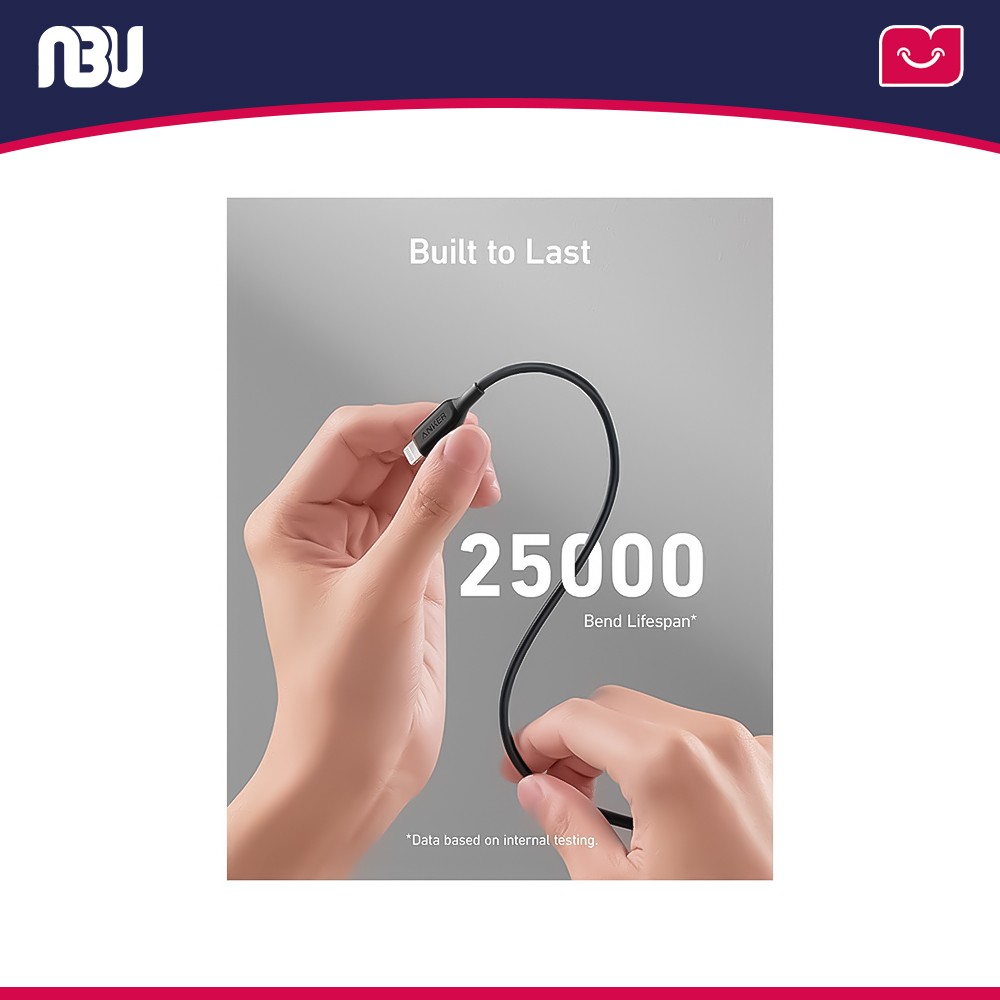 کابل USB-C به USB-C انکر مدل Powerline III Flow 6FT A8553H11