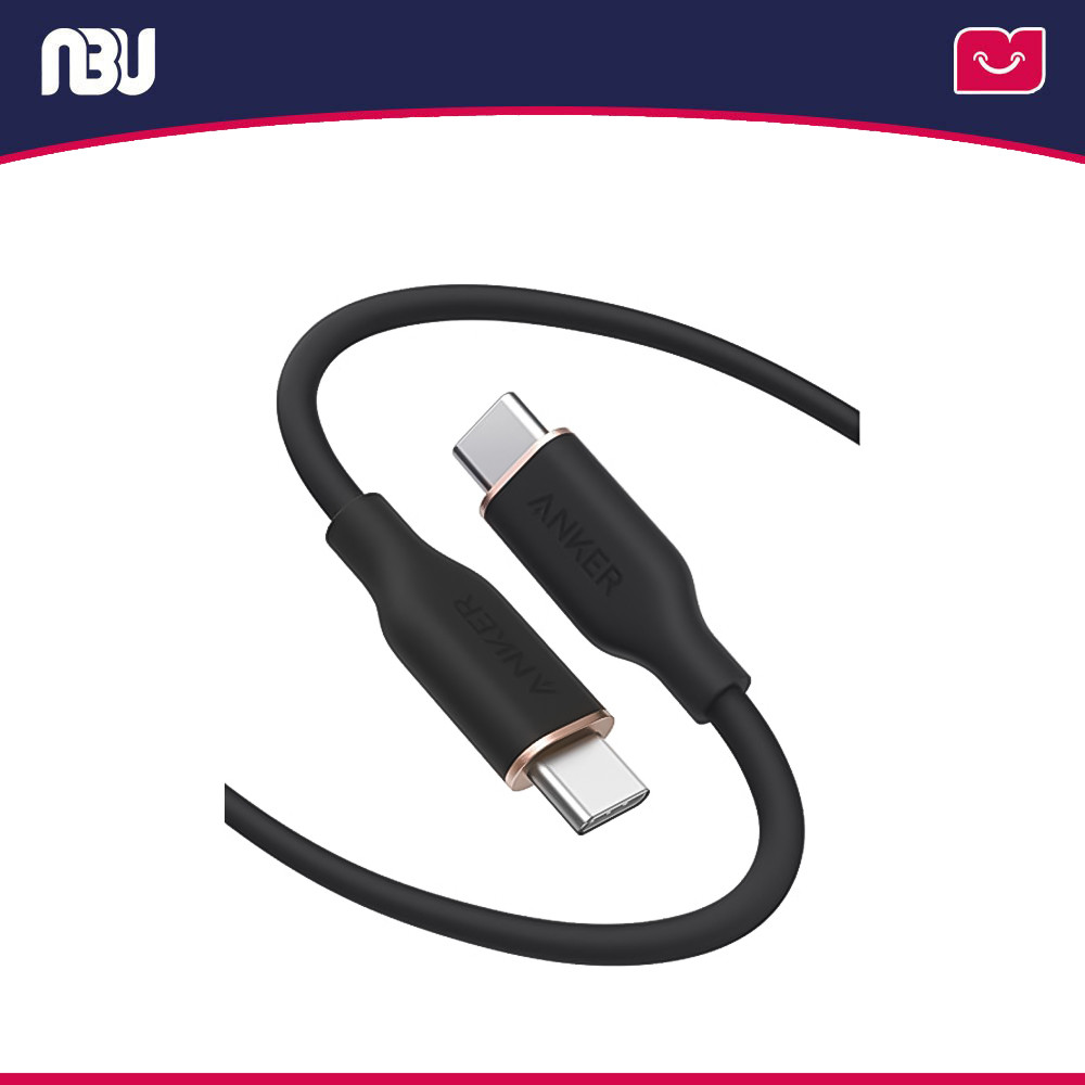 کابل USB-C به USB-C انکر مدل Powerline III Flow 6FT A8553H11
